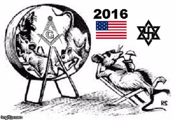 American Zionist Rat wheel ~