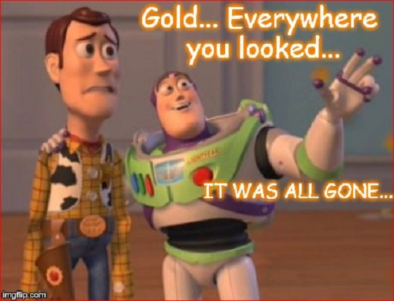 Buzz ~ Gold ~ All gone ~ 560 ~