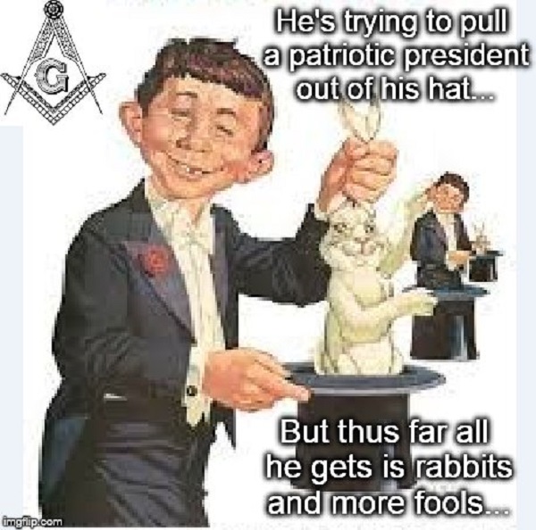 MAD ~ Rabbit Hat Fool ~ President Mason 600