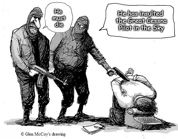 Muslim Terrorist Great Cessna Pilot in the Sky