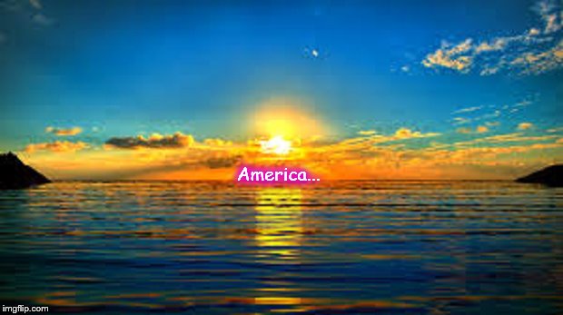 America Sunset