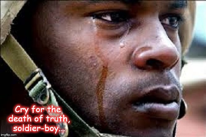 American soldier ~ Cry for the death of truth