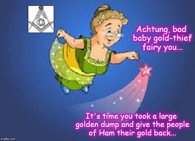 Fairy godmother Actung gold thief