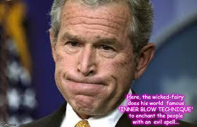 GW Bush the wicked fairy ~ Inner blow