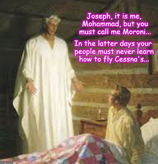 Joseph Smith Mormon Mohammad Moroni