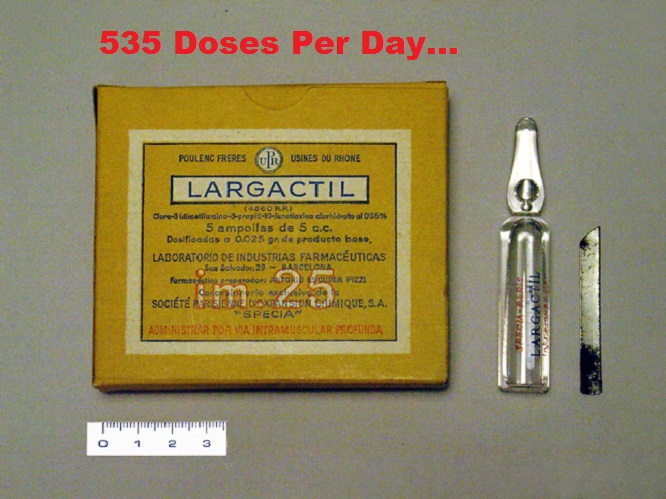 Largactil 535 doses per day
