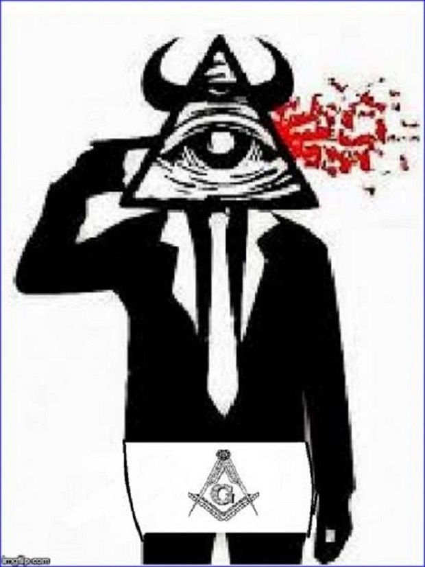 Masonic all seeing eye and Apron
