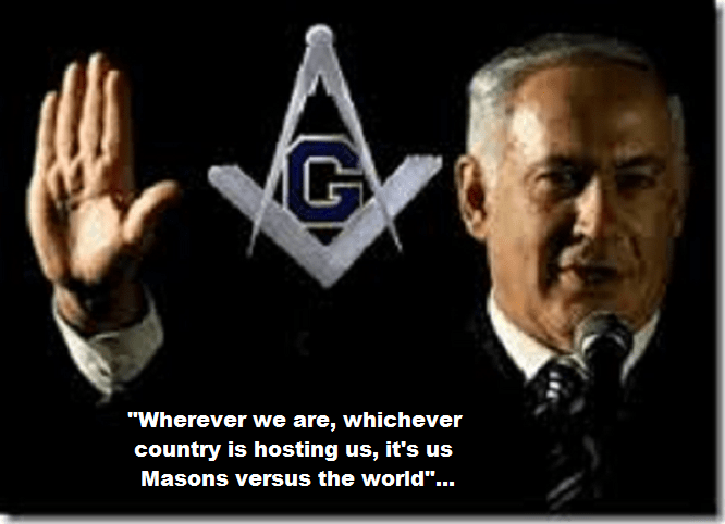 Netanyahu ~ Masonic Grand Hail sign Versus the world