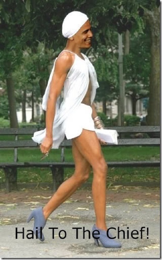 Obama packing pen hand bag and high heels