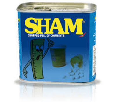 Sham in a can
