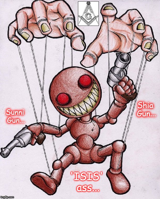Sunni gun Shia gun 'ISIS' ass