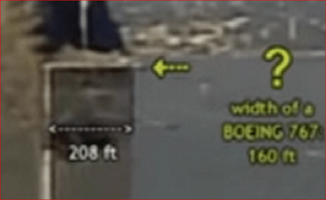 Width of Boeing 757 + Ball shot ~