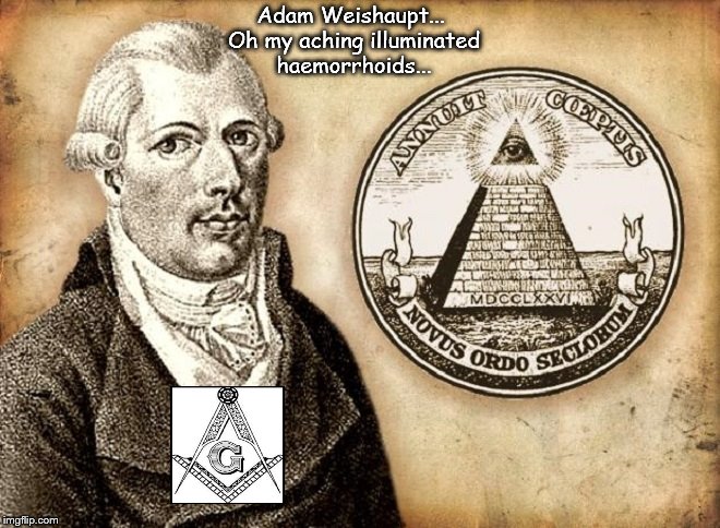 Adam Weishaupt Illuminati haemorrhoids