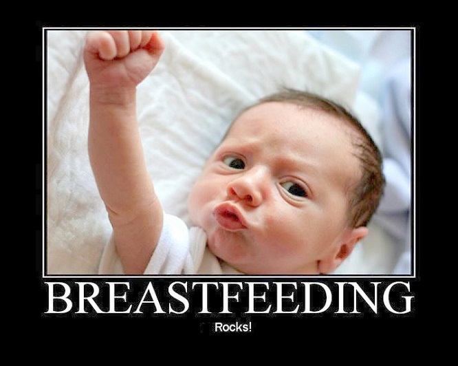 Breast feeding rocks