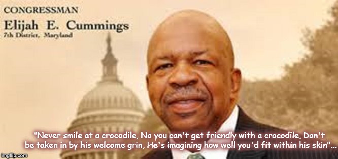 Elijah Cummings Crocodile