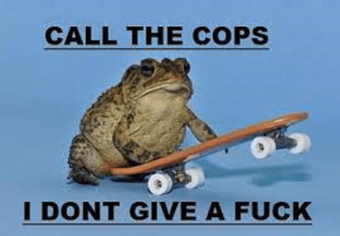 Frog ~ Call the cops