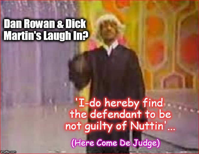 Laugh In ~ Not guilty of Nuttin