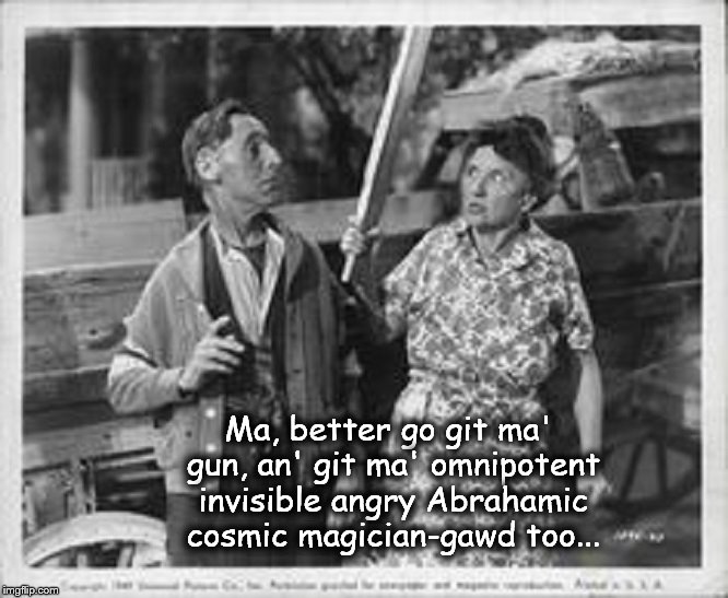 Ma and Pa ~ Git ma' god an' gun