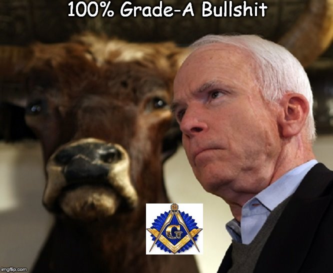 McCain 100 percent Grade A bullshit