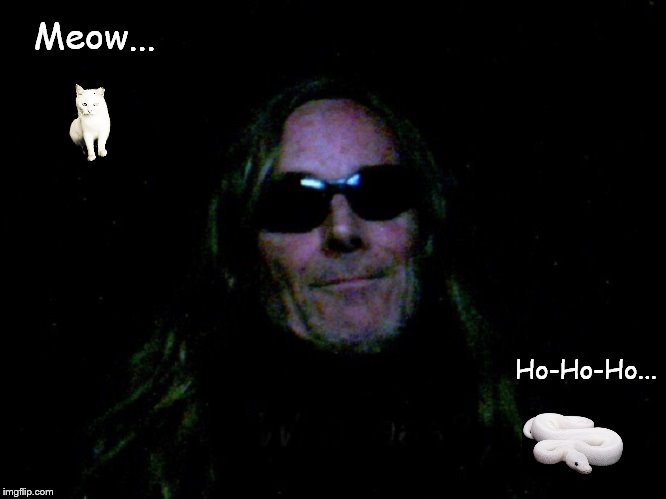 Meow Cat ~ Ho-Ho-Ho Snake ~ Robby Hades