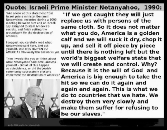 Netanyahu German Jew pig 666