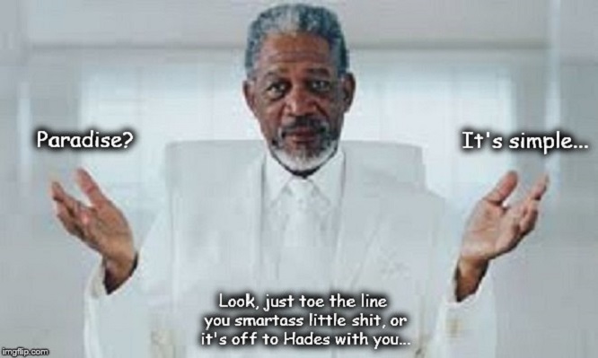 Paradise God It's simple