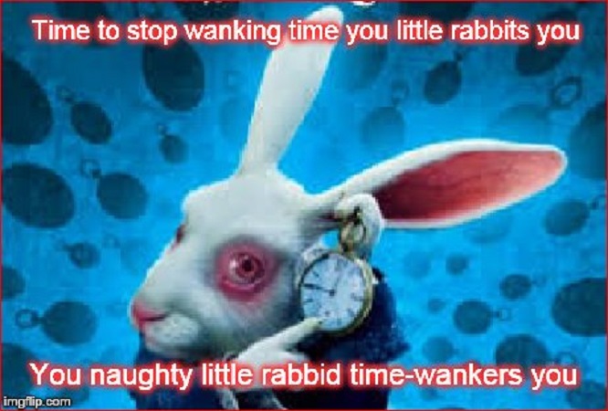 Time-wanker rabbit