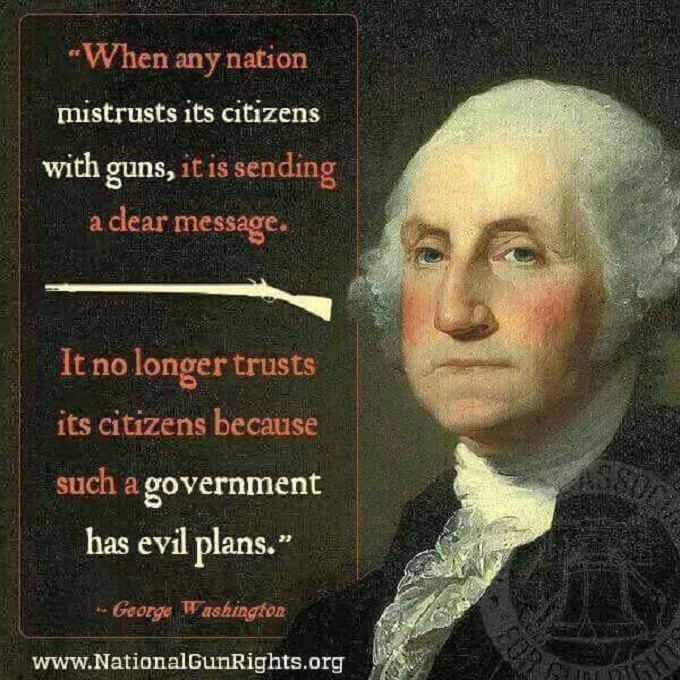 George Washington armed citizens