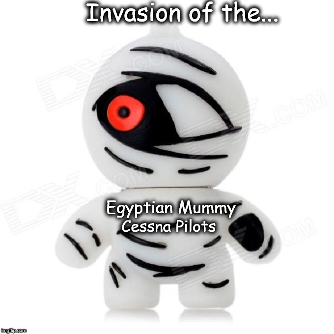 Invasion of the Egyptian Mummy Cessna Pilots