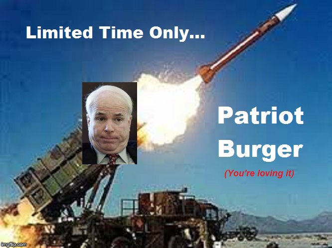 McCain Patriot Burger