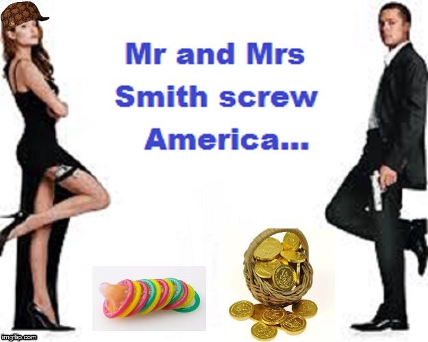 Mr and Mrs Smith screw America scumbag hat