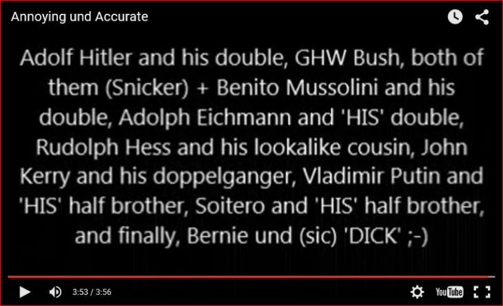 Screenshot Bernie Video