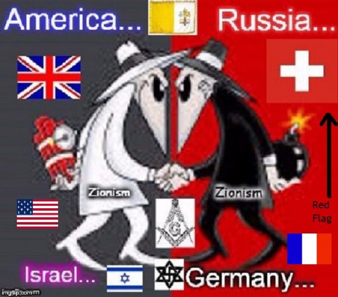 Spy Versus Spy everyone's Red Flag 680