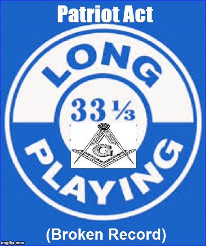 33 1-3 Masonic Long Playing Broken Record ~ Patriot Act ~ (2)