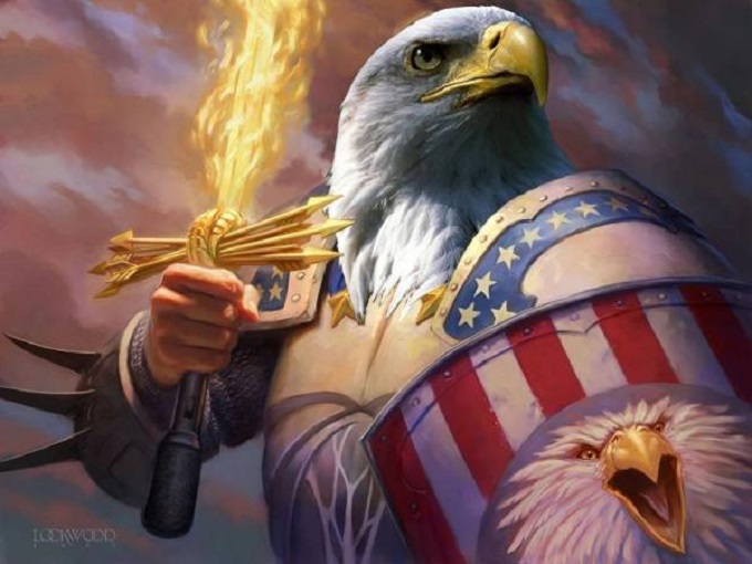 American eagle fiery arrows