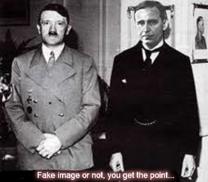 Hitler and Prescott ~ Fake image or not ~