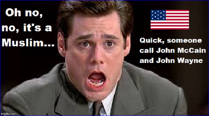 Jim Carrey American cowboy Muslim