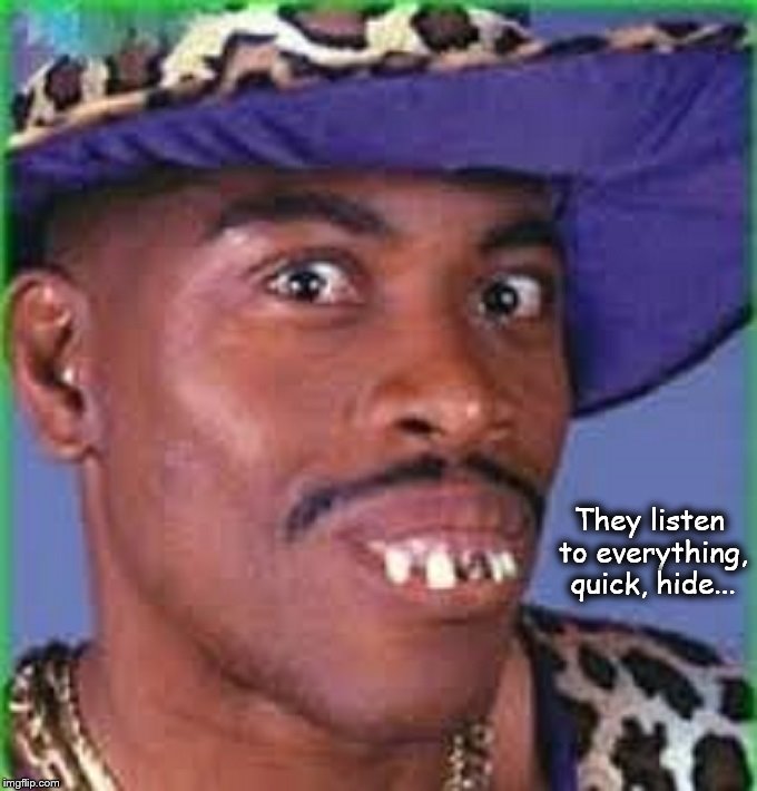 Listen quick hide teeth