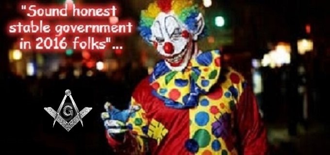 Razzle Masonic clown stable govt 2016