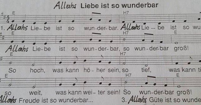 Allah music score