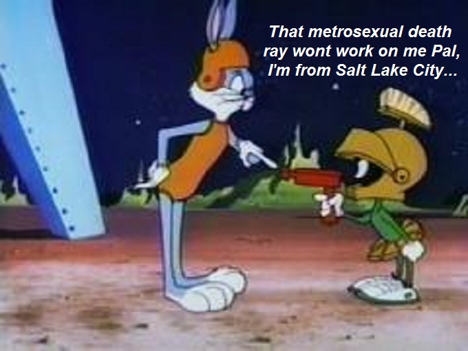 Bugs Bunny Martian metrosexual death ray Salt Lake City
