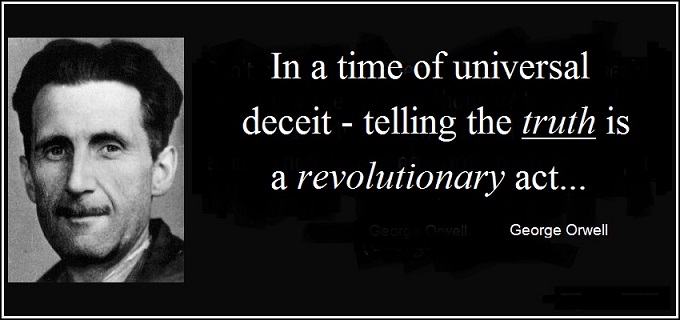 George Orwell a revolutionary act