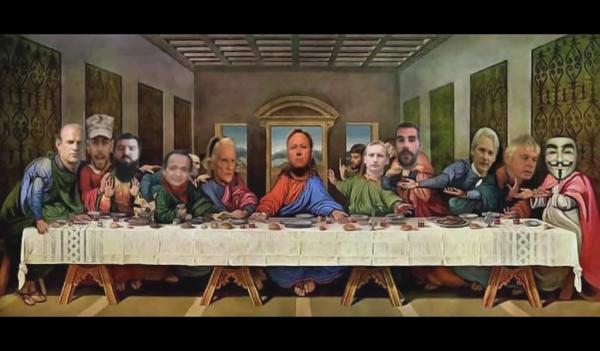 Last Supper Alex Jones