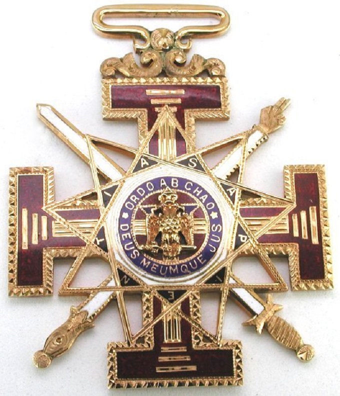 Order out of Chaos Masonic badge