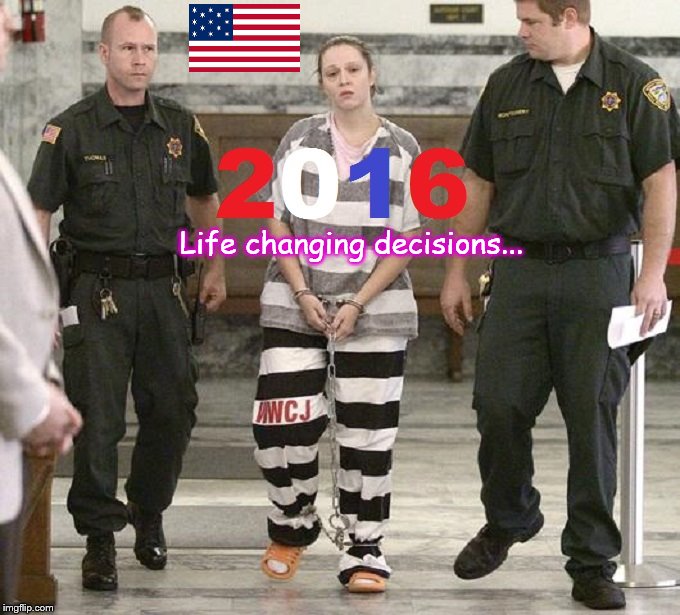 Prison girl, life changing decisions
