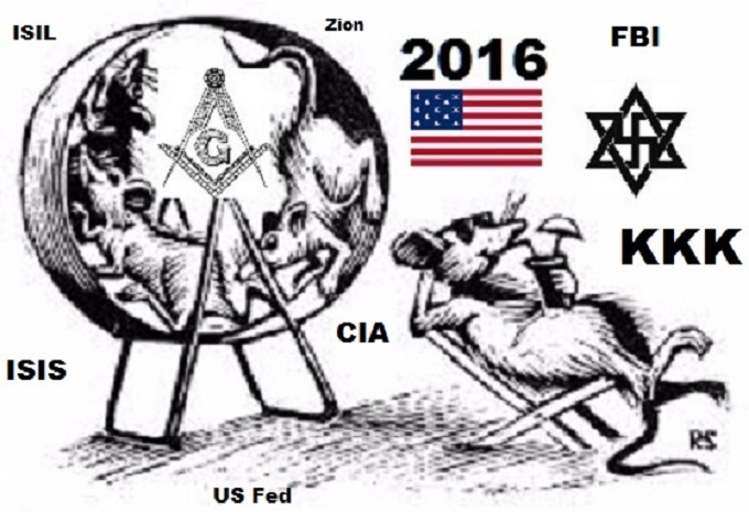 American Zionist Rat wheel KKK others NO IMGFLIP