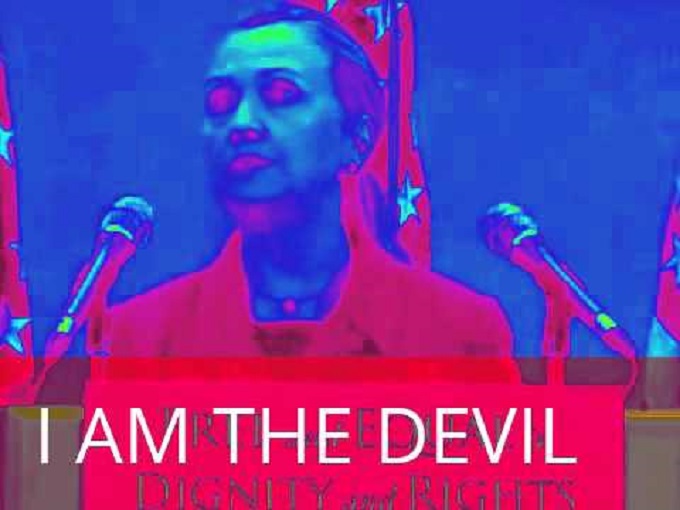 Hillary I am the devil Clinton