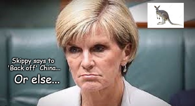 Julie Bish Skippy back off China