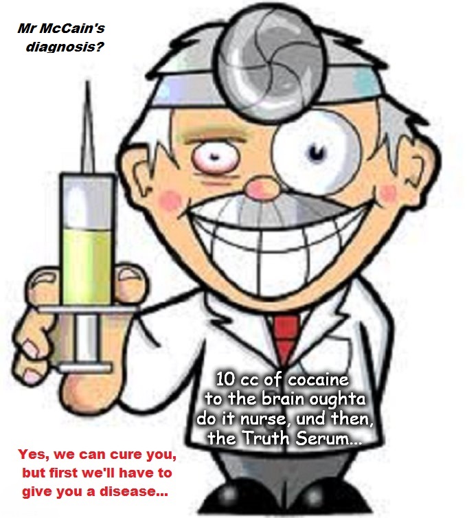 Mr McCain's cocaine diagnosis doctor