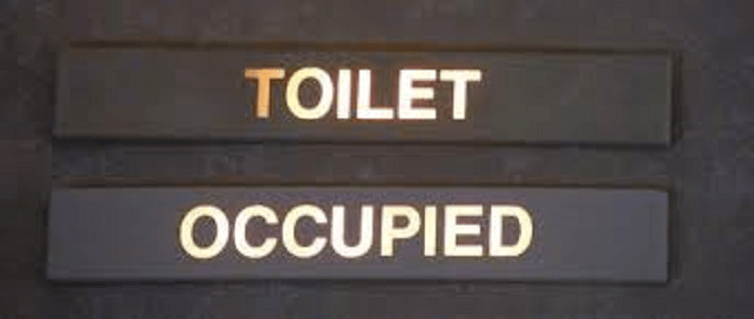 Toilet occupied